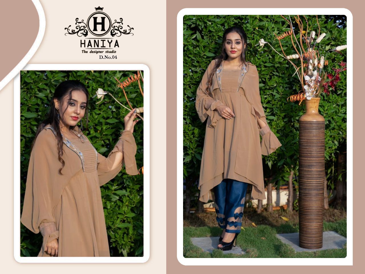 HANIYA 04 DESIGNER TUNICS MANUFACTURER SURAT