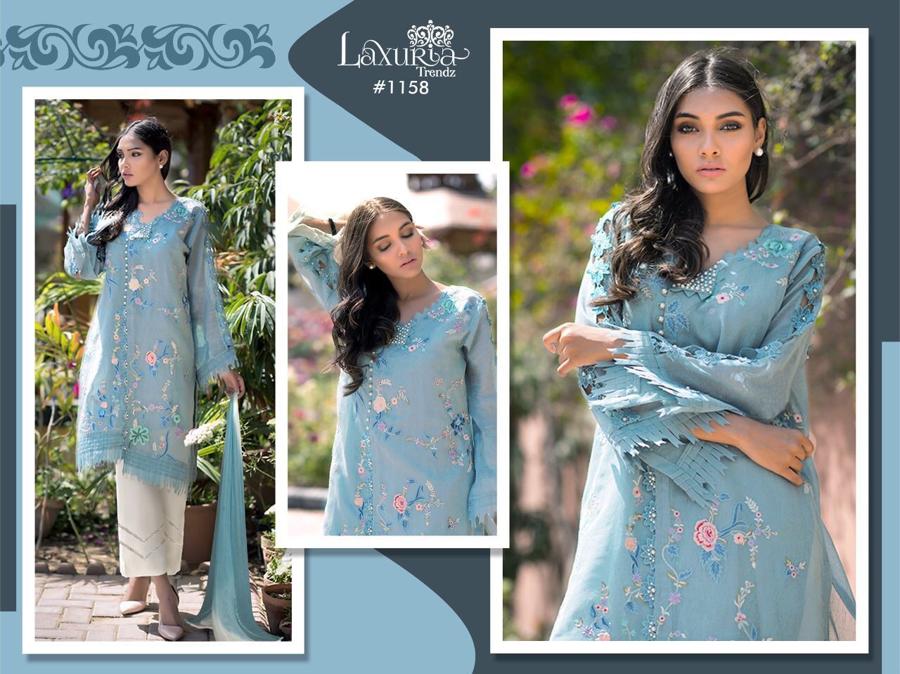 LAXURIA TRENDZ 1158 DESIGNER TUNIC WHOLESALER