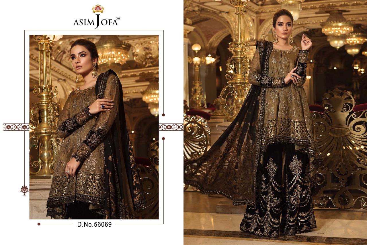 ASIM JOFA 56069 SALWAR KAMEEZ WHOLESALER