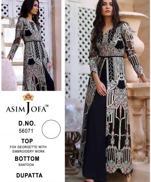 ASIM JOFA 56071 BRIDAL SALWAR KAMEEZ WHOLESALER