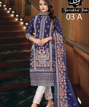 TAWAKKAL FAB 03 A SALWAR KAMEEZ WHOLESALER