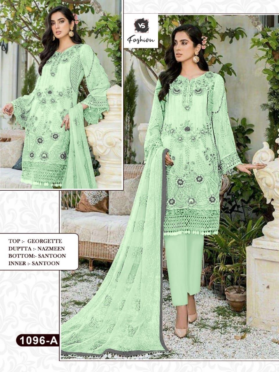 VS FASHION 1096 A PAKISTANI SALWAR KAMEEZ WHOLESALER