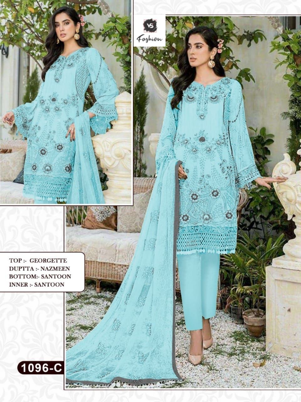 VS FASHION 1096 C PAKISTANI SALWAR KAMEEZ WHOLESALER