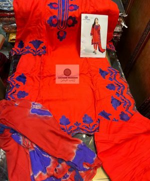 ZAINAB FASHION 1205 E HOT RED READYMADE COLLECTION