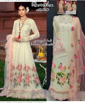 RAMSHA 210 PAKISTANI SALWAR KAMEEZ WHOLESALER