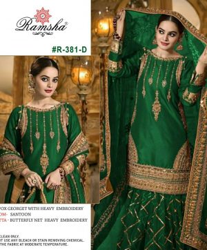 RAMSHA 381 D SALWAR KAMEEZ WHOLESALER