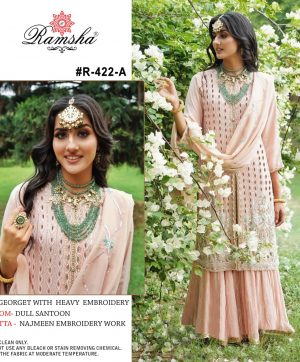 RAMSHA 422 A SALWAR KAMEEZ WHOLESALER