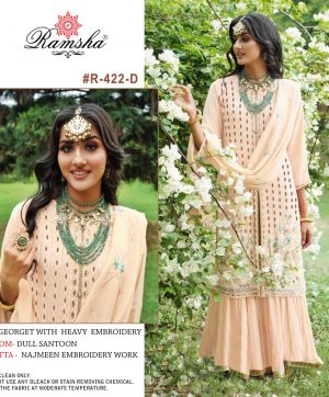 RAMSHA 422 D SALWAR KAMEEZ WHOLESALER