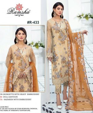 RAMSHA FASHION 433 SALWAR KAMEEZ WHOLESALER