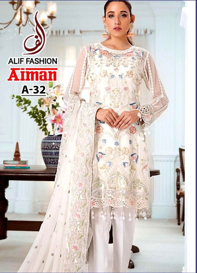 ALIF FASHION AIMAN A 32 SALWAR KAMEEZ WHOLESALER