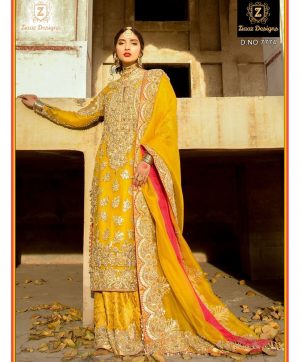 ZIAAZ DESIGNS 7774 HALDI SALWAR KAMEEZ WHOLESALER