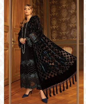 ZIAAZ 7773 A BLACK VOL 2 SALWAR KAMEEZ WHOLESALER