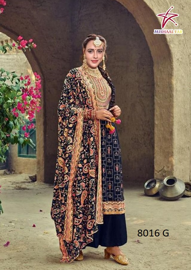 MISHAAL FAB 8016 G SALWAR KAMEEZ WHOLESALER