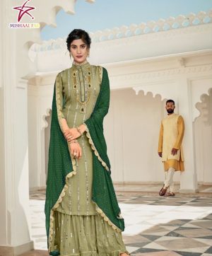 MISHAAL FAB 8017 B SALWAR KAMEEZ WHOLESALER