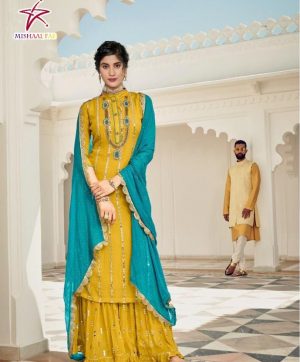 MISHAAL FAB 8017 D SALWAR KAMEEZ WHOLESALER