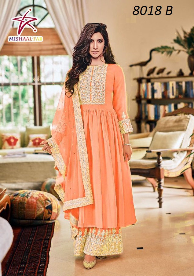 MISHAAL FAB 8018 B SALWAR KAMEEZ WHOLESALER