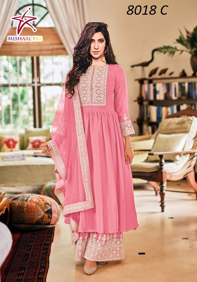 MISHAAL FAB 8018 C SALWAR KAMEEZ WHOLESALER