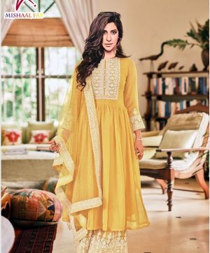 MISHAAL FAB 8018 D SALWAR KAMEEZ WHOLESALER