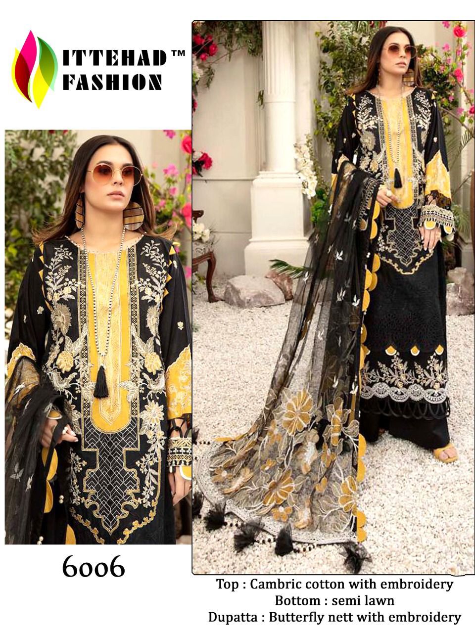 ITTEHAD FASHION 6006 SALWAR KAMEEZ WHOLESALER