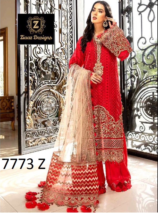 ZIAAZ DESIGNS 7773 Z SALWAR KAMEEZ WHOLESALER