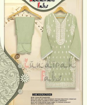 ZUNAIRAH FABS GREEN READYMADE TUNIC WHOLESALER