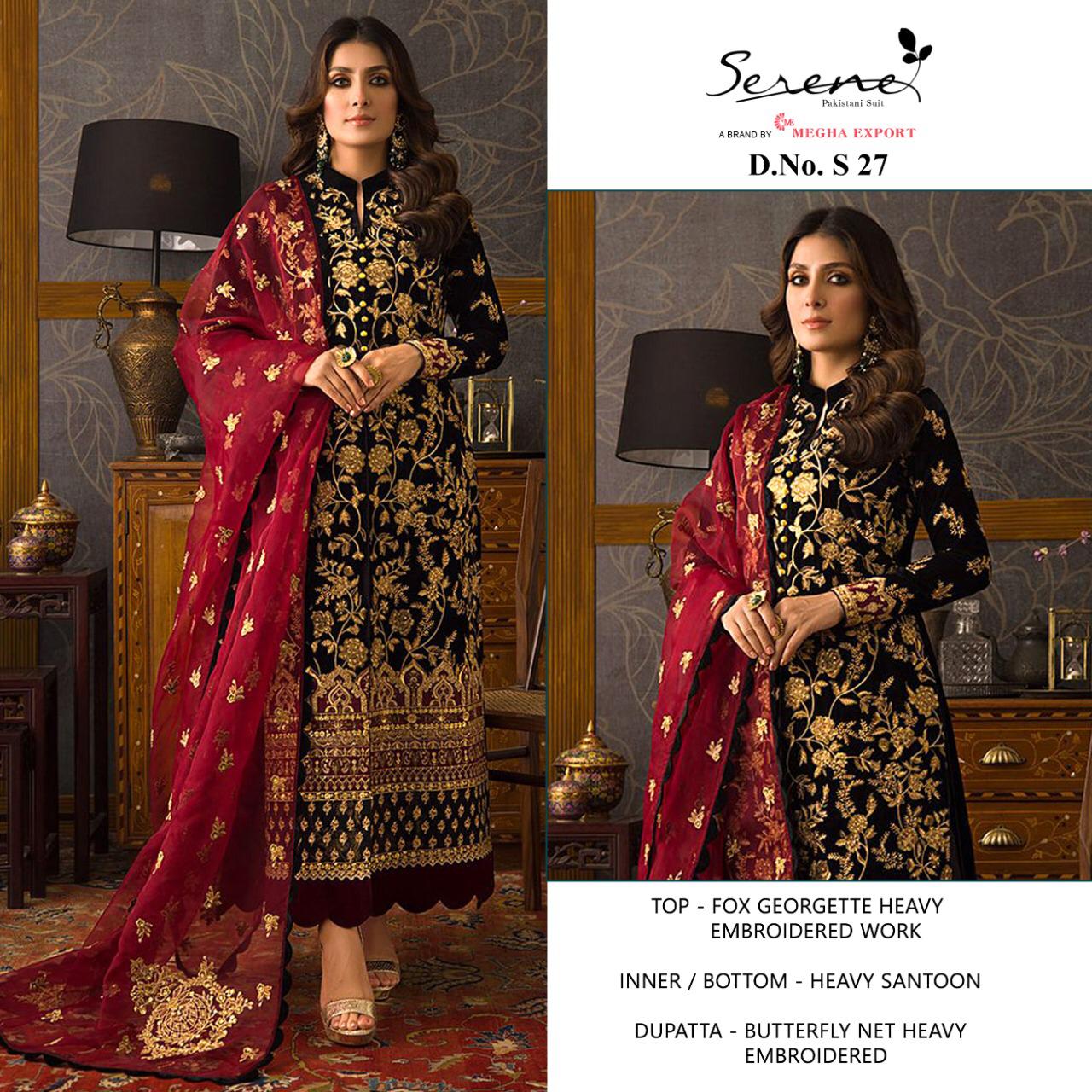 SERENE S 27 PAKISTANI SALWAR KAMEEZ WHOLESALER