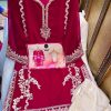 MEHBOOB TEX 7773 PINK DESIGNER TUNIC WITH CIGARETTE PANTS WHOLESALER