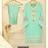 LAIBA AM VOL 109 SEA GREEN DESIGNER TUNICS WHOLESALER