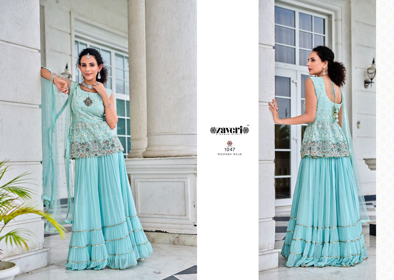 ZAVERI 1047 WESTERN WEAR VOL 2 READYMADE COLLECTION