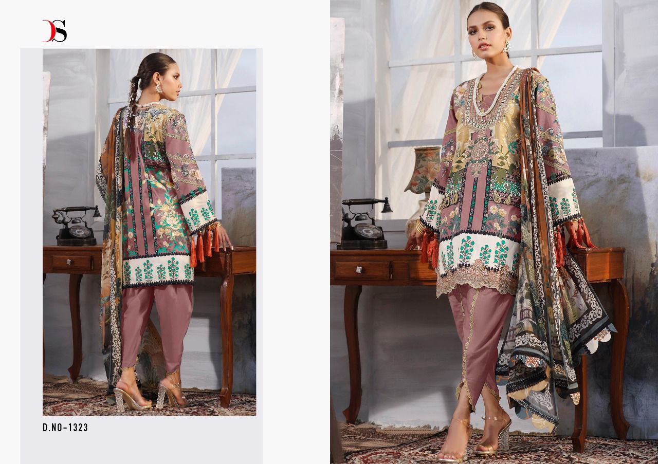 DEEPSY 1323 FIRDOUS LAWN 22 SALWAR KAMEEZ WHOLESALER