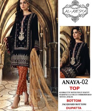 AL AYESHA ANAYA 02 SALWAR KAMEEZ WHOLESALER