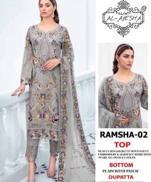 AL AYESHA RAMSHA 02 SALWAR KAMEEZ WHOLESALER