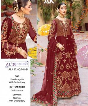 AL KHUSHBU 144 B PAKISTANI SALWAR KAMEEZ WHOLESALER