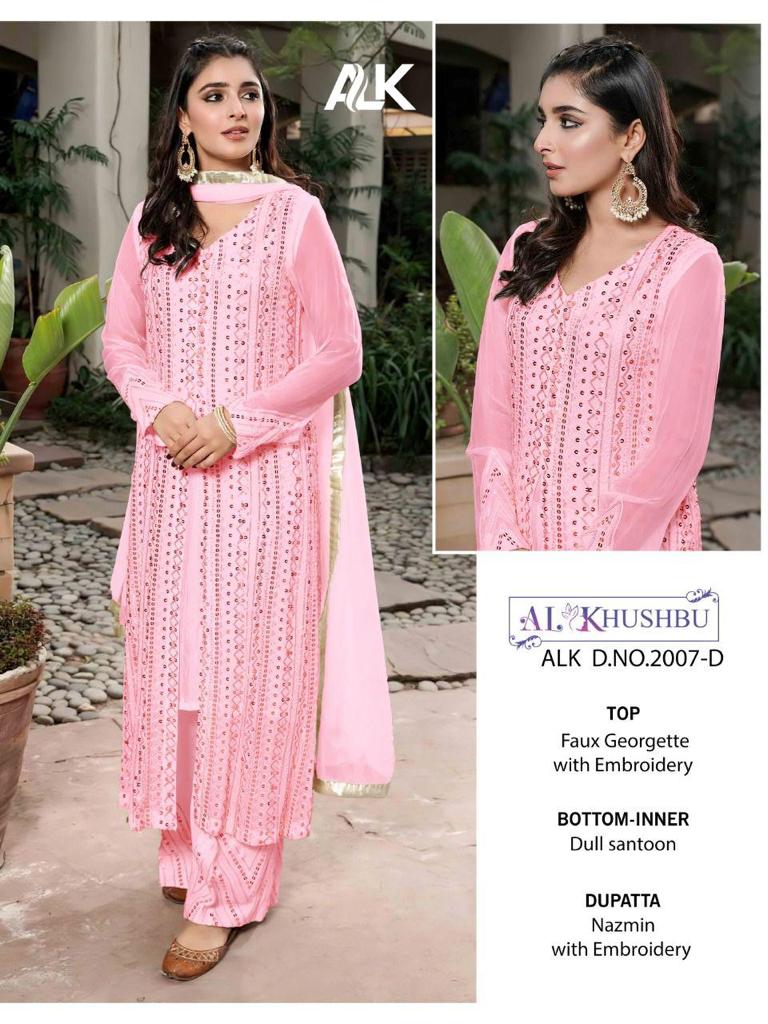 AL KHUSHBU 2007 D SALWAR KAMEEZ WHOLESALER