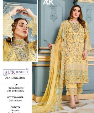 AL KHUSHBU 2016 PAKISTANI SALWAR KAMEEZ WHOLESALER