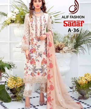 ALIF FASHION A 36 SADAF SALWAR KAMEEZ WHOLESALER