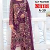 ALIF FASHION A 39 NAILA PAKISTANI SALWAR KAMEEZ WHOLESALER