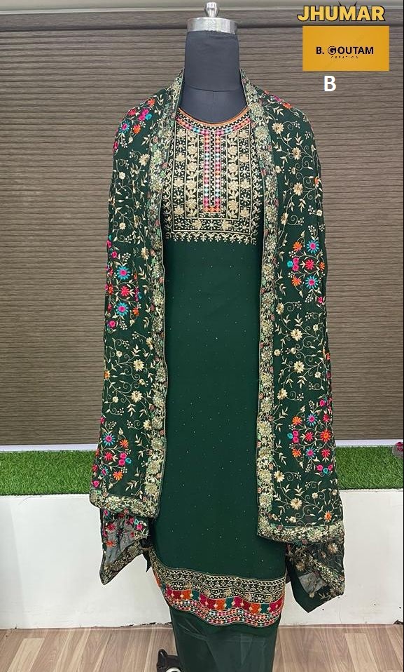 B GOUTAM CREATION JHUMAR B SALWAR KAMEEZ WHOLESALER