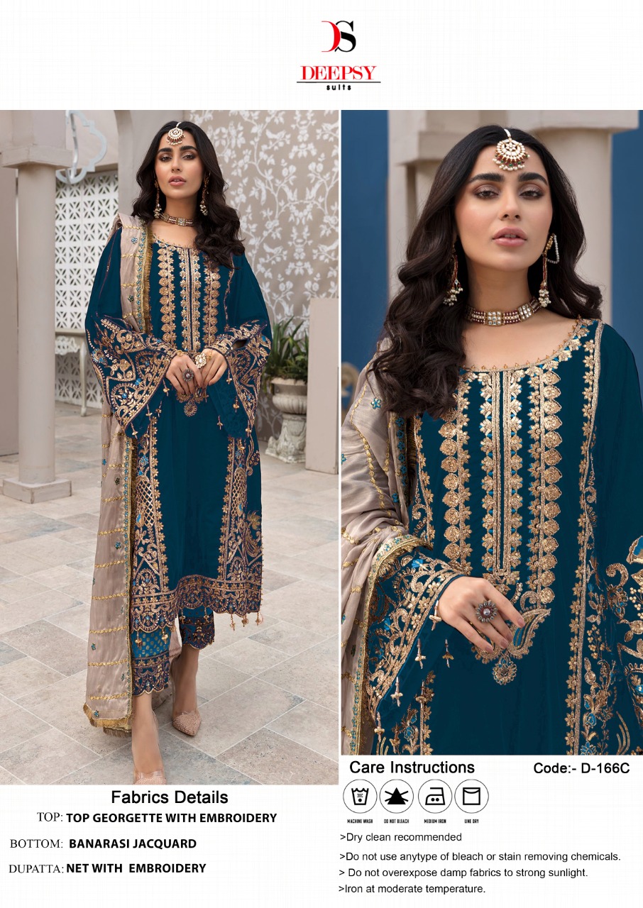 DEEPSY 166 C PAKISTANI SALWAR KAMEEZ WHOLESALER