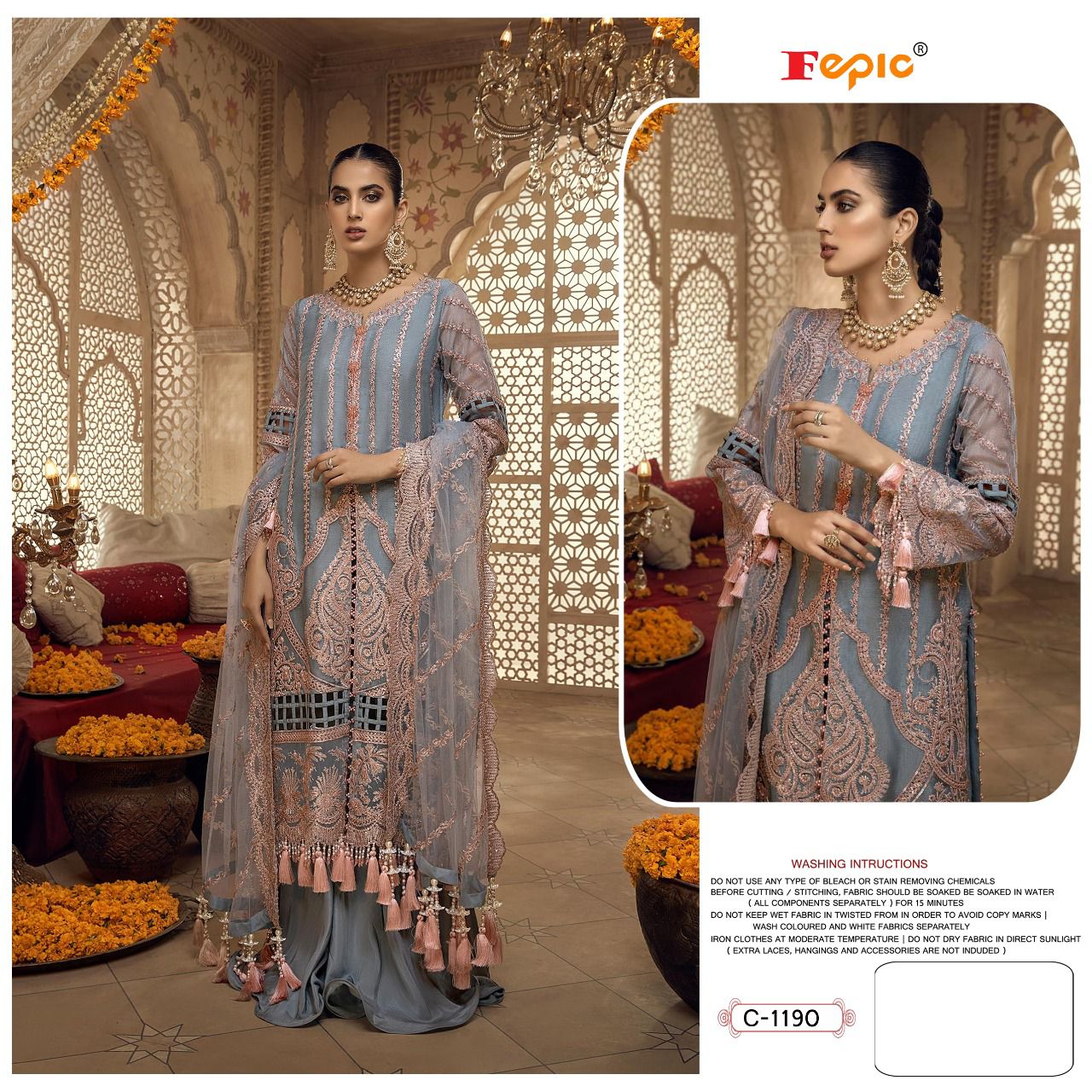 FEPIC C 1190 PAKISTANI SALWAR KAMEEZ WHOLESALER