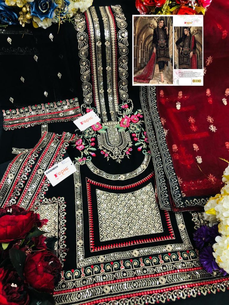 FEPIC D 5198 ROSEMEEN PAKISTANI SALWAR KAMEEZ WHOLESALER