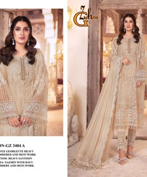 G ZAHRA GZ 3404 A PAKISTANI SALWAR KAMEEZ WHOLESALER