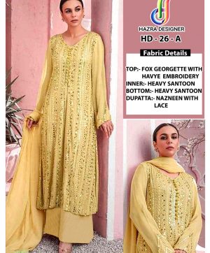 HAZRA DESIGNER HD 26 A PAKISTANI SALWAR KAMEEZ WHOLESALER