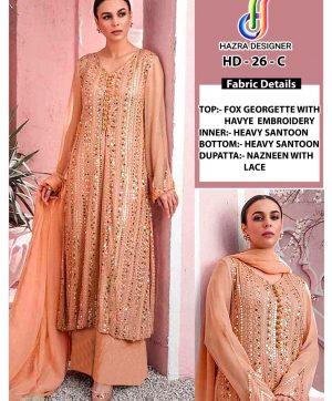 HAZRA DESIGNER HD 26 C PAKISTANI SALWAR KAMEEZ WHOLESALER