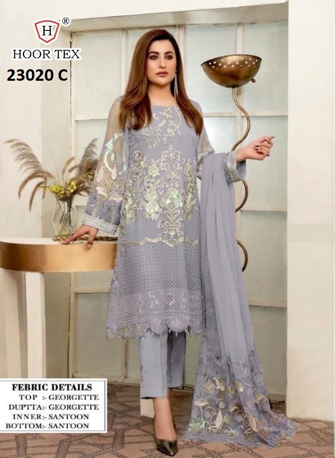 HOOR TEX 23020 C PAKISTANI SALWAR KAMEEZ WHOLESALER