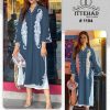 ITTEHAD 1104 SKY BLUE READYMADE TUNIC COLLECTION