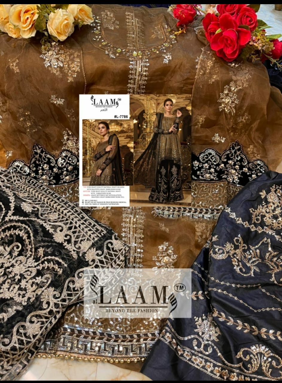 LAAM FASHION L 7786 PAKISTANI SALWAR KAMEEZ WHOLESALER