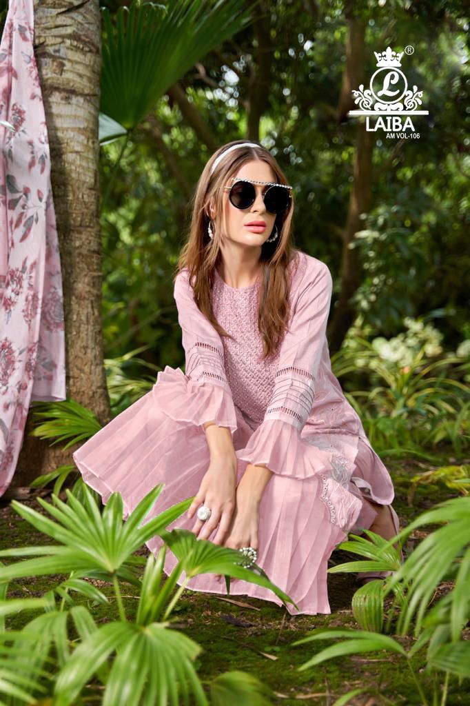 LAIBA AM VOL 106 PINK READYMADE COLLECTION