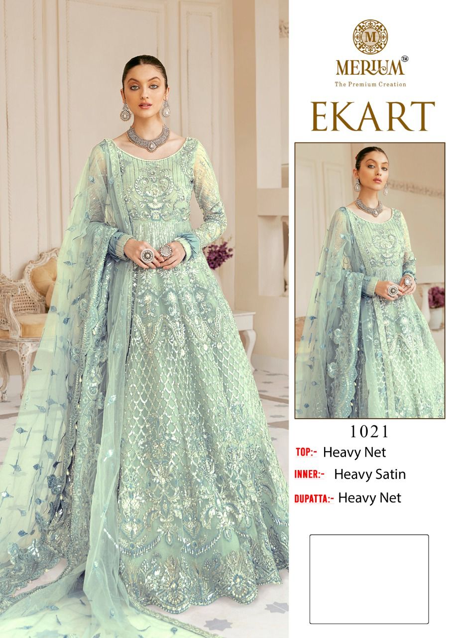 MERIUM EKART 1021 PAKISTANI SALWAR KAMEEZ WHOLESALER