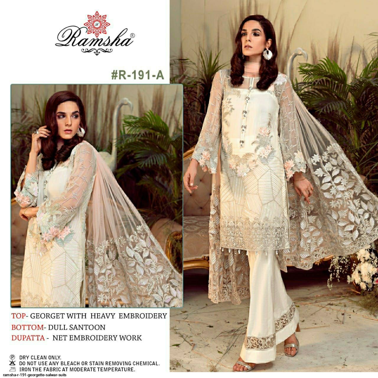 RAMSHA 191 A SALWAR KAMEEZ WHOLESALER